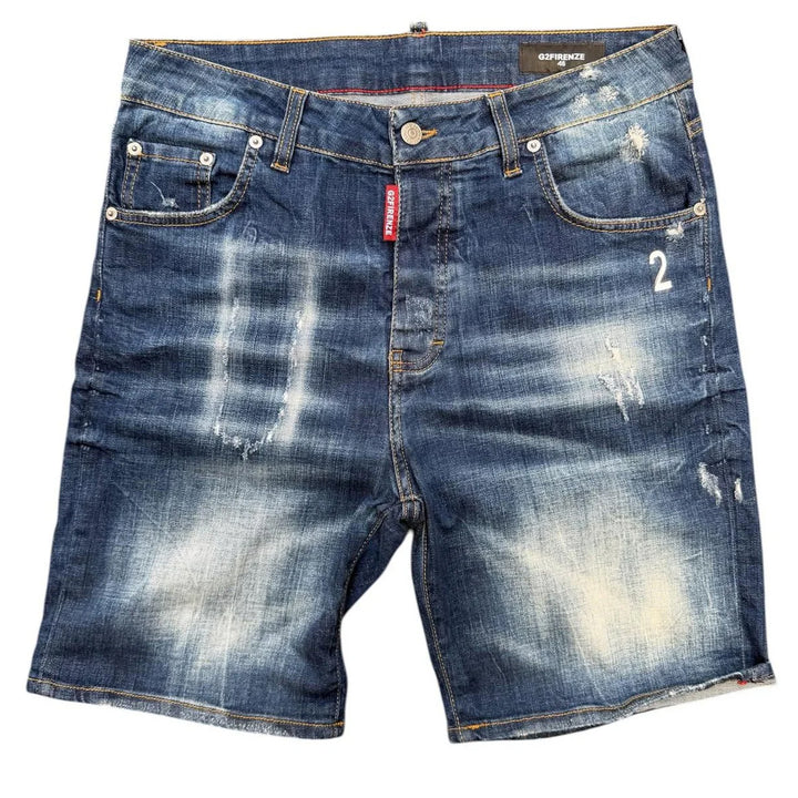 BERMUDA REVOLUTION UOMO G2 FIRENZE DENIM BLU DISTRESSED – BLUE METEORIT