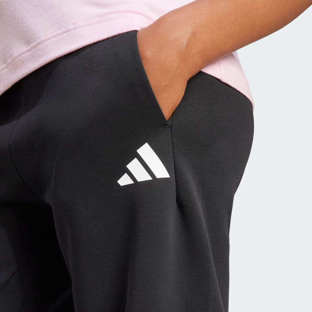 JC5454 - Pantaloni - Donna - ADIDAS - FUTURE ICONS 3-STRIPES - Badge of Sport - Black/White - Jogger - Look Sportivo/Grintoso/Casual - Autunno/Inverno