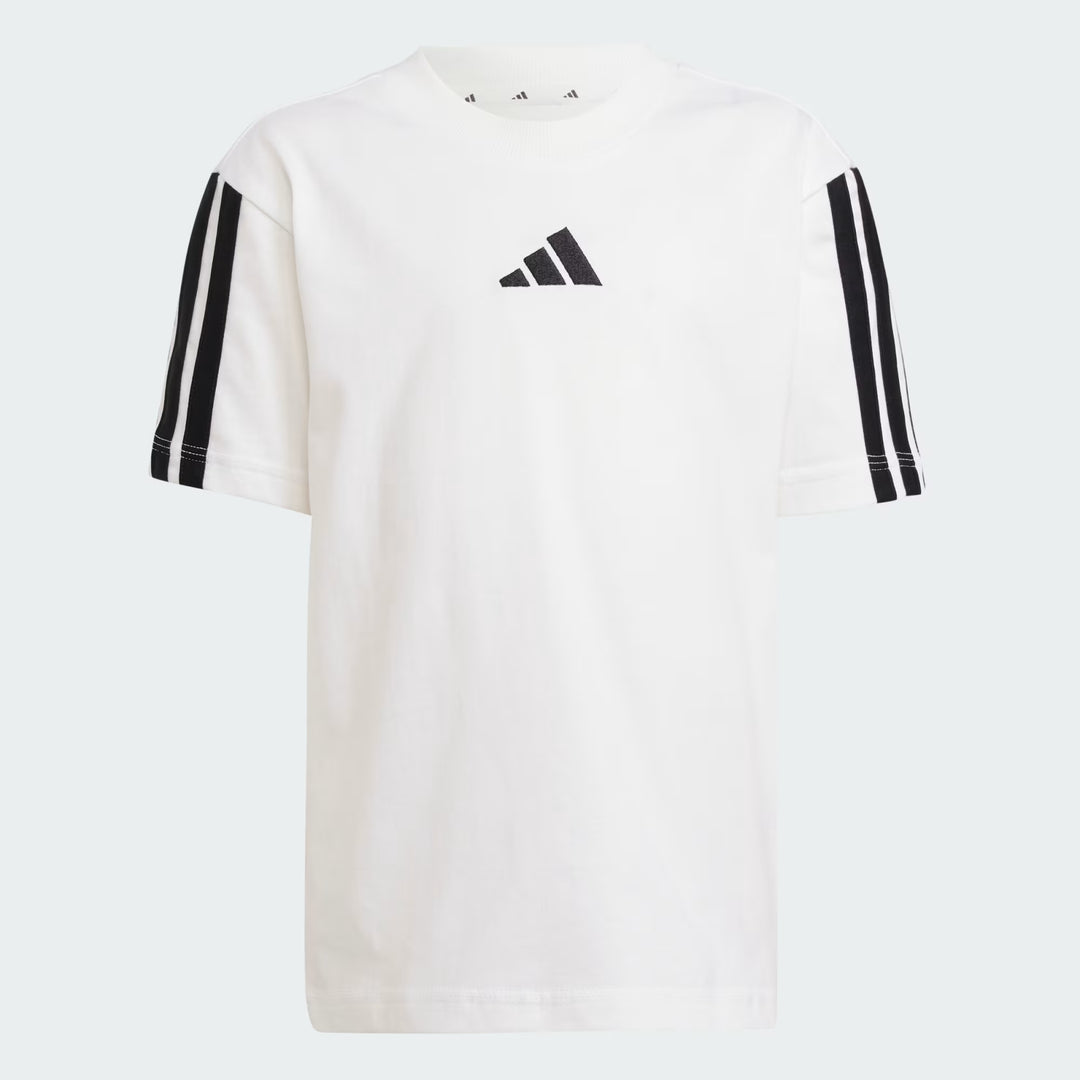 COMPLETINO ADIDAS ESSENTIALS T-SHIRT E SHORTS BIANCO/NERO