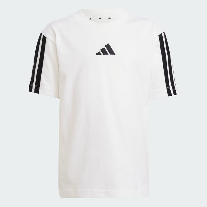 COMPLETINO ADIDAS ESSENTIALS T-SHIRT E SHORTS BIANCO/NERO