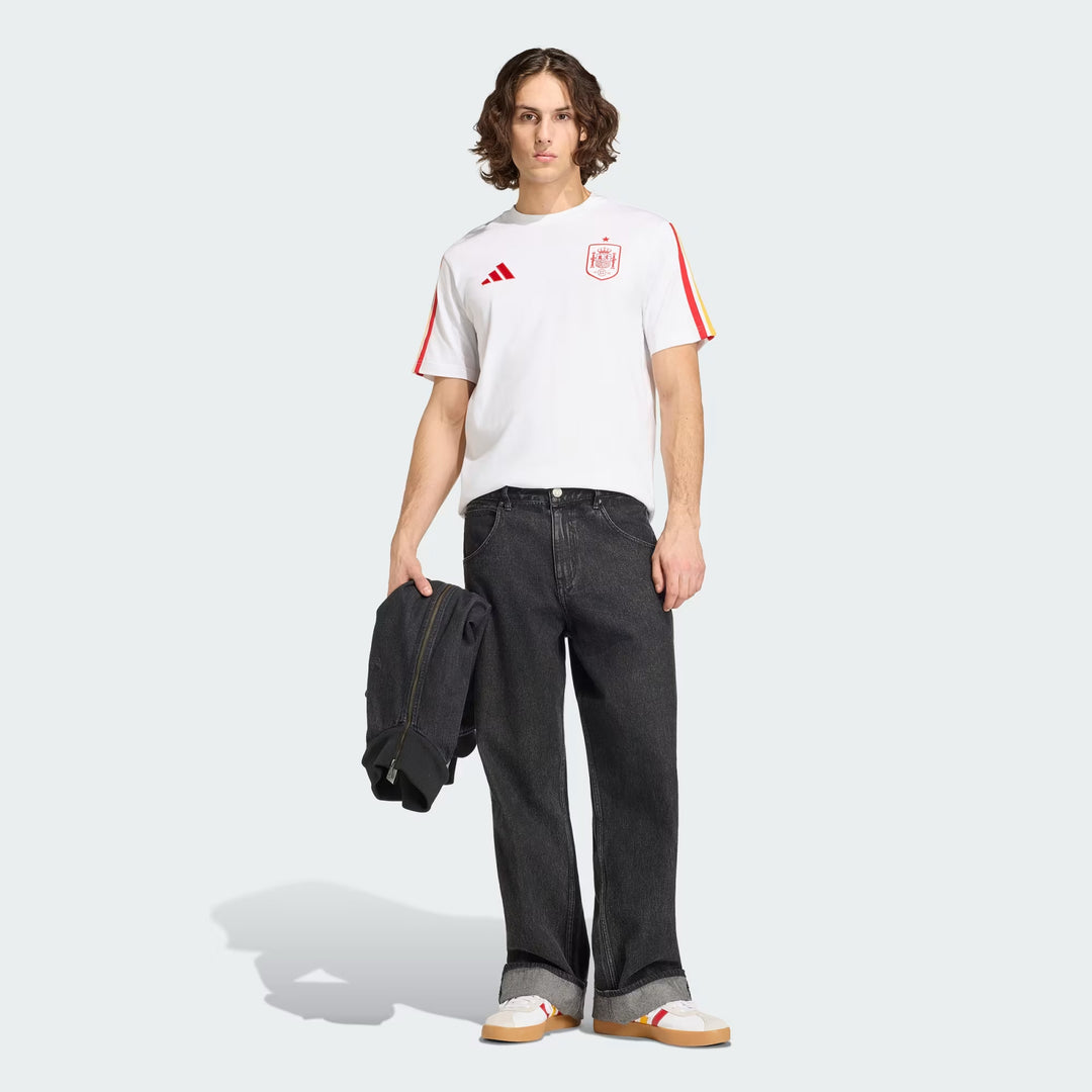 T-SHIRT ADIDAS SPAIN FEF DNA WHITE – WORLD CUP 2026