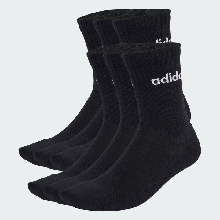 MULTIPACK 6 PAIA CALZINI ADIDAS LINEAR CREW CUSHIONED