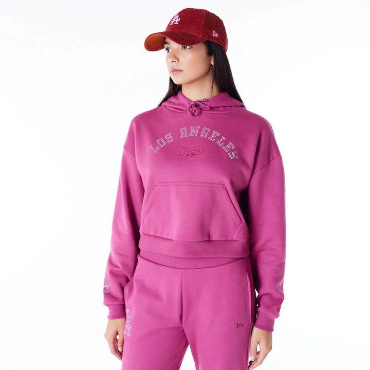 Bundle New Era Chicago Bulls - Felpa Crop & Pantalone Jogger Fucsia