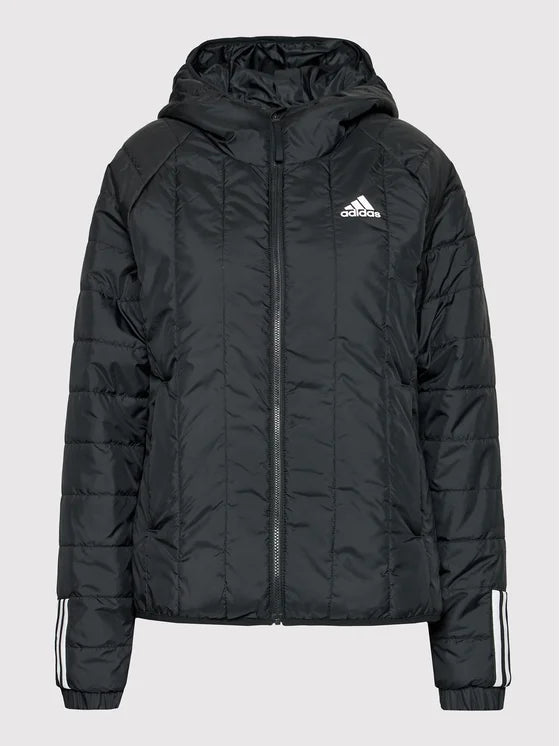 ADIDAS ITAVIC 3-STRIPES LIGHT HOODED JACKET GU3957 WOMEN'S BLACK