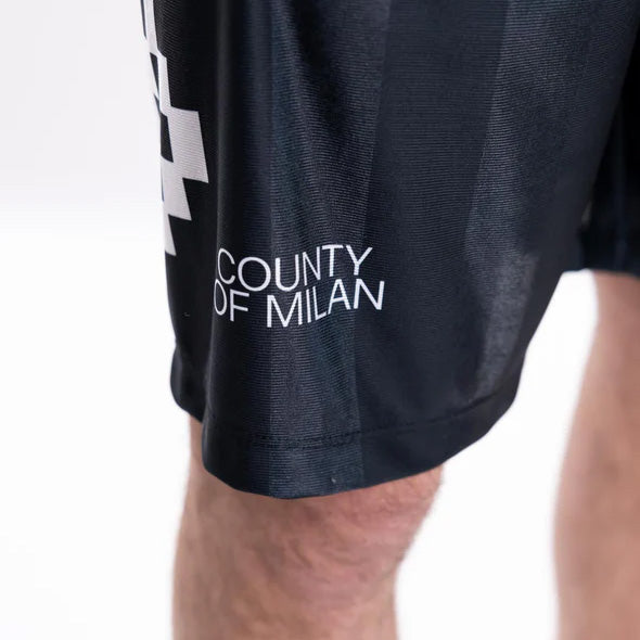 PANTALONCINI BASKET MARCELO BURLON COUNTY OF MILAN BLACK