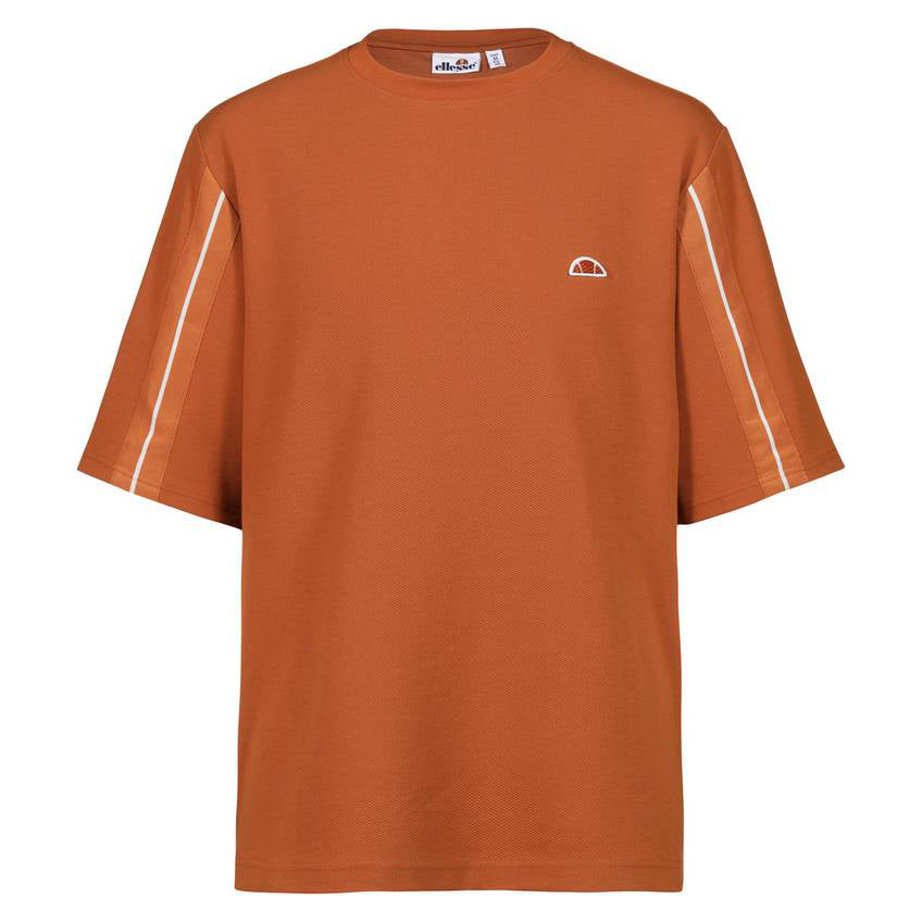 EHM208W25 - T-SHIRT UOMO ELLESSE LOGO COLLECTION - NERO, GRIGIO E ARANCIONE