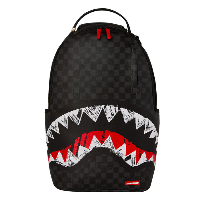 ZAINO SPRAYGROUND SCRIBBLE SHARK BLACK SIMILPELLE IDROREPELLENTE 910B7102NSZ