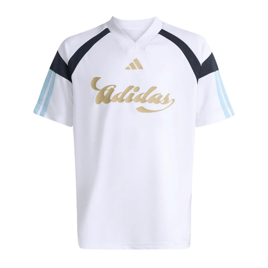 ADIDAS HOUSE OF TIRO GRAPHIC JUNIOR WHITE T-SHIRT KH3802