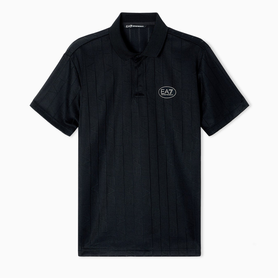 POLO UOMO EA7 EMPORIO ARMANI MONOGRAMMA VERTICALE