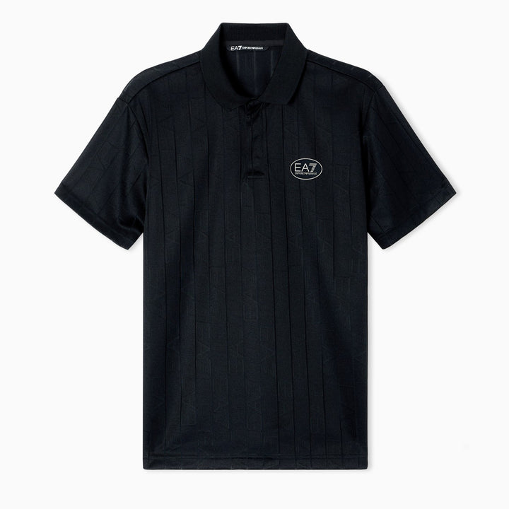 POLO UOMO EA7 EMPORIO ARMANI MONOGRAMMA VERTICALE