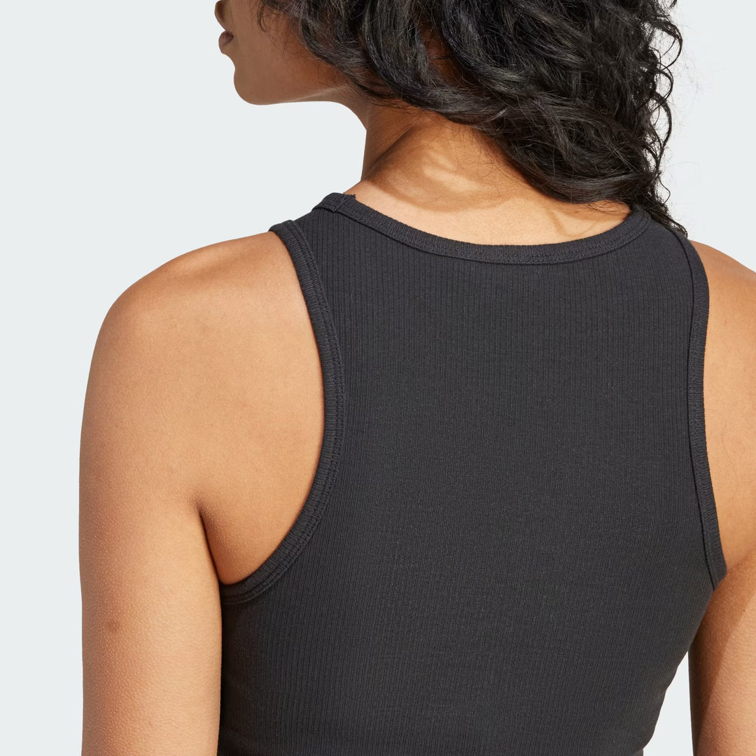 TOP ADIDAS ORIGINALS ESSENTIALS RIBBED BLACK