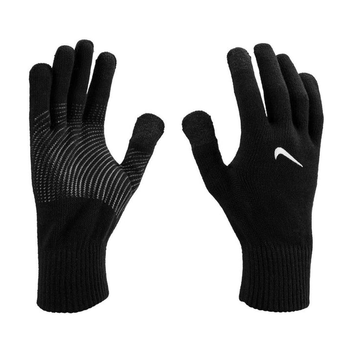 N1011920010 - Guanti - Bambini - Nike - KNITTED TECH AND GRIP 2.0 - Nero - Aderente - Caldo - Classico Versatile - Outfit Casual  & Sportivo - Accessori Autunno Inverno