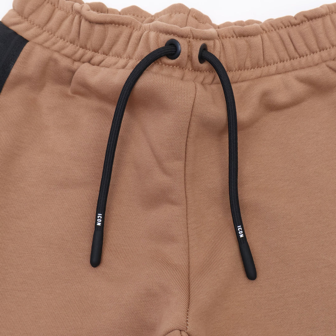 TUTA SPORTIVA ICON BAMBINO COTONE MARRONE INBFS00887