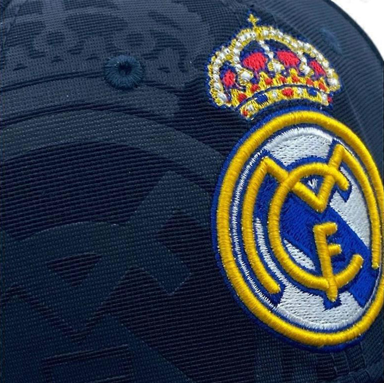 CAPPELLO REAL MADRID CF JUNIOR BASEBALL CAP BLU RM3GO12P