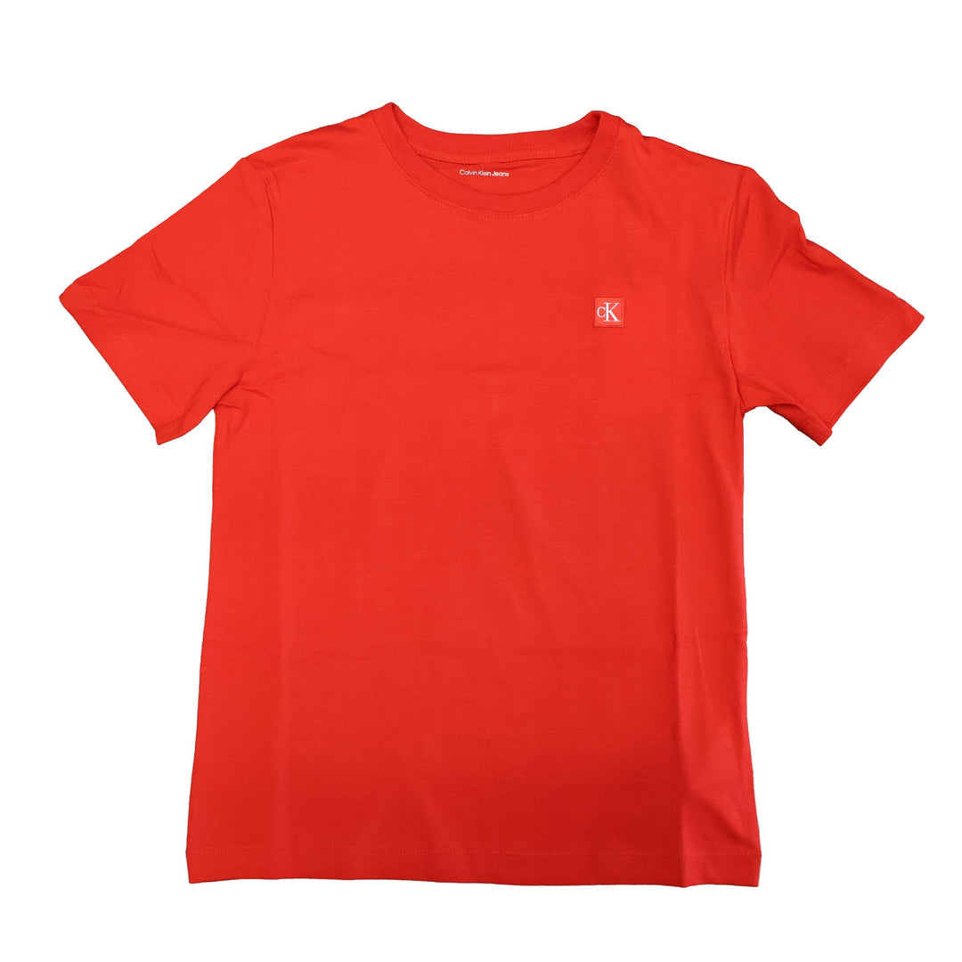T-SHIRT CALVIN KLEIN LOGO RED JUNIOR