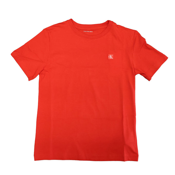 T-SHIRT CALVIN KLEIN LOGO RED JUNIOR