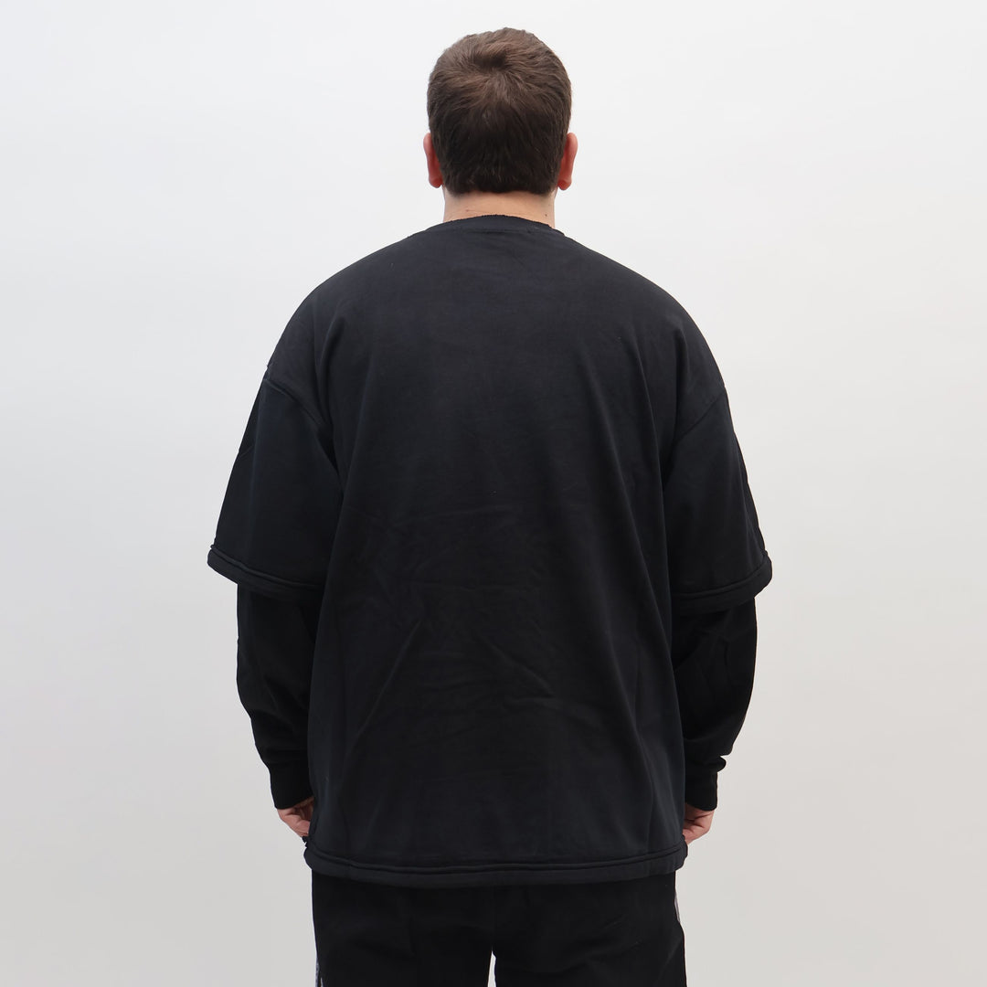 HTDM311604111 - T-Shirt e Polo - Uomo - Acupuncture - Stile Ribelle - Look Streetwear/Underground - Leggermente Oversize - Abbigliamento