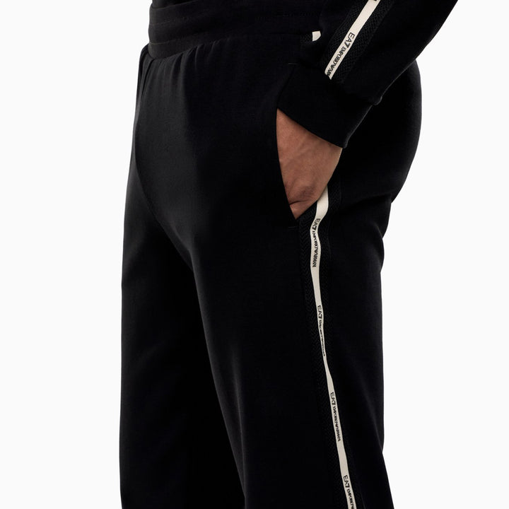 PANTALONI JOGGER UOMO EA7 EMPORIO ARMANI CON BANDA LOGATA