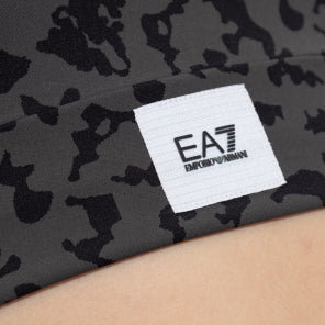 7W000563 AF15565 - Reggiseni - EMPORIO ARMANI - POCKET FULL ZIP - Nero - Versatile Sportivo - Look Casual - Effetto Animalier