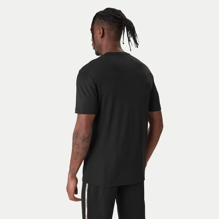 T-SHIRT UOMO EA7 EMPORIO ARMANI CON PATCH LOGO GOLD