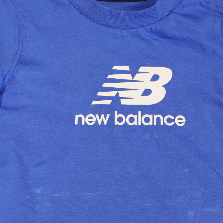 COMPLETINO NEW BALANCE STACKED LOGO TEE & SHORT SET