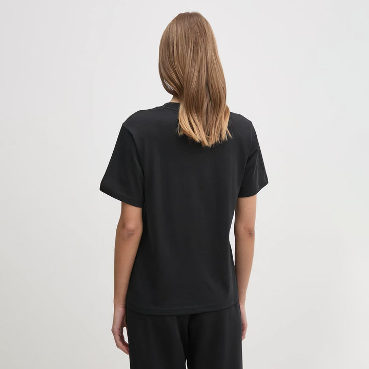 T-SHIRT DONNA ADIDAS ESSENTIALS SMALL LOGO BLACK