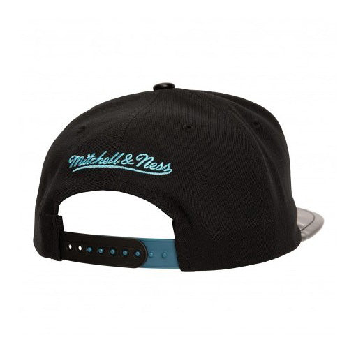 HS8033 CBUBKBL - Cappelli - Uomo - Mitchell & Ness - SNAPBACK A-FRAME NBA/NFL - Nero/Celeste Azzurro - Snapback Regolabile - Look Fresco Grintoso - Accessori
