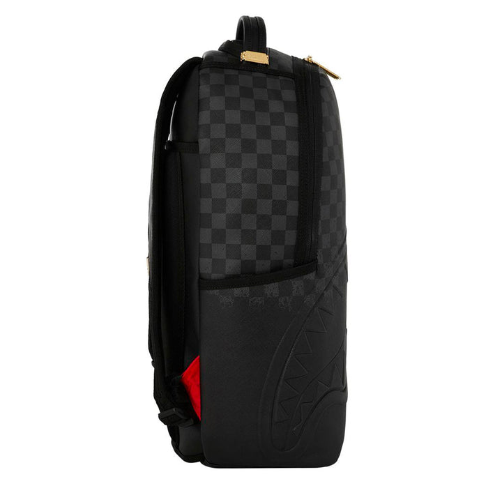 ZAINO BACKPACK SPRAYGROUND SPRITZ BLACK SIMILPELLE VEGANA CHECKERBOARD 910B8177NSZ