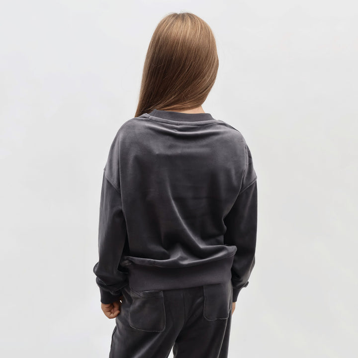 JBX6358 - Felpe - Bambini/Ragazzi - CON CAPPUCCIO JUICY COUTURE VELOUR FULL ZIP - GLAMOUR RÉTRO Y2K - Strass - Abbigliamento - Autunno/Inverno