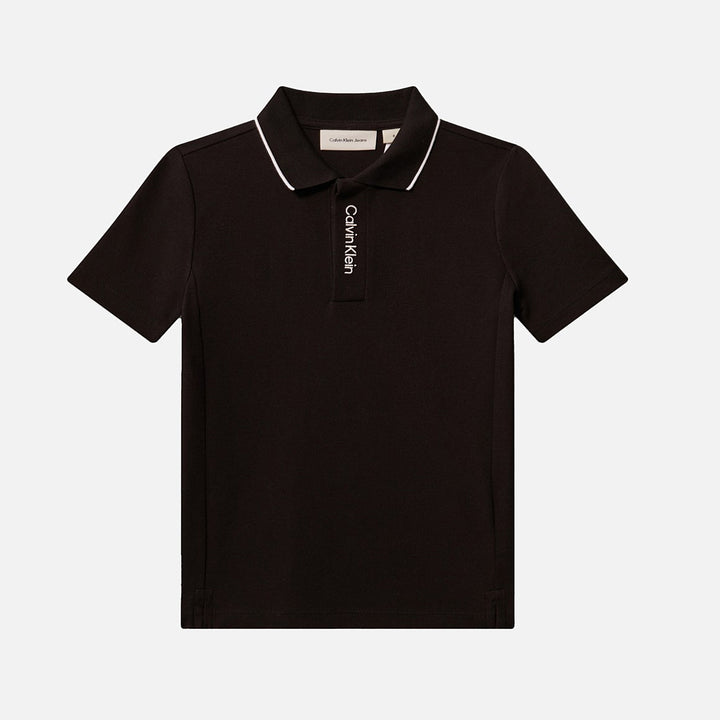 POLO RAGAZZO CALVIN KLEIN JEANS KIDS NERA