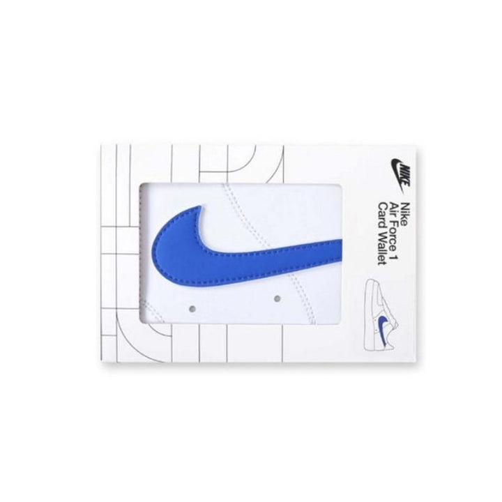 N1009738151OS - PORTACARTE NIKE ICON AIR FORCE 1 BIANCO E BLU REALE