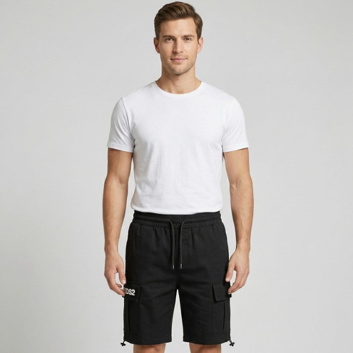 BERMUDA CARGO UOMO DROP SEASON 2 BLACK COULISSE
