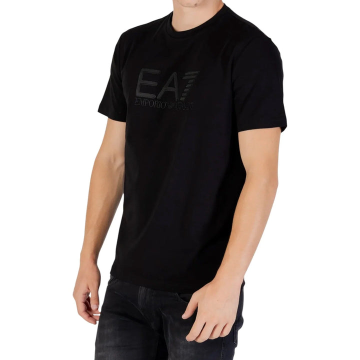 T-SHIRT UOMO EA7 EMPORIO ARMANI GIROCOLLO LOGO FRONTALE