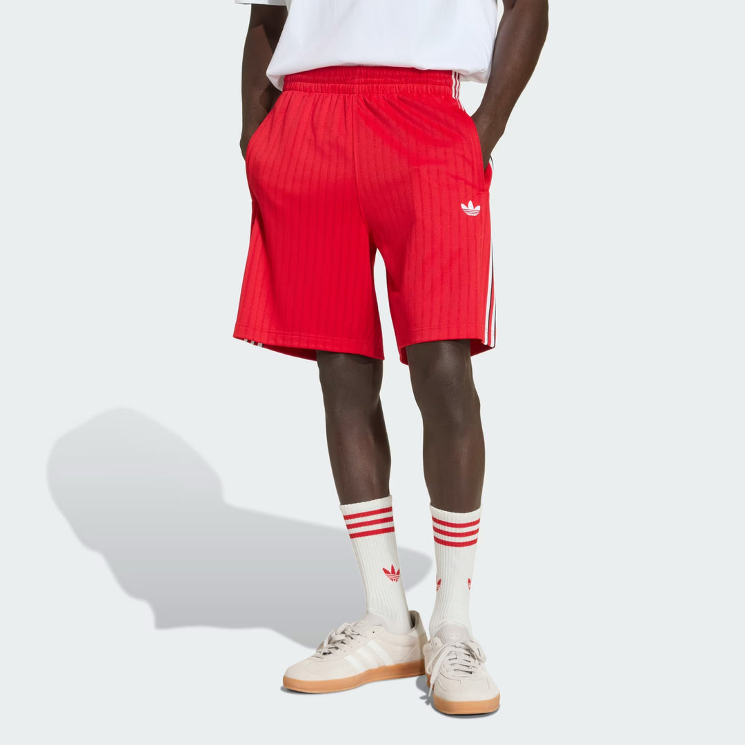 PANTALONCINI ADIDAS ORIGINALS 3-STRIPES RED UOMO