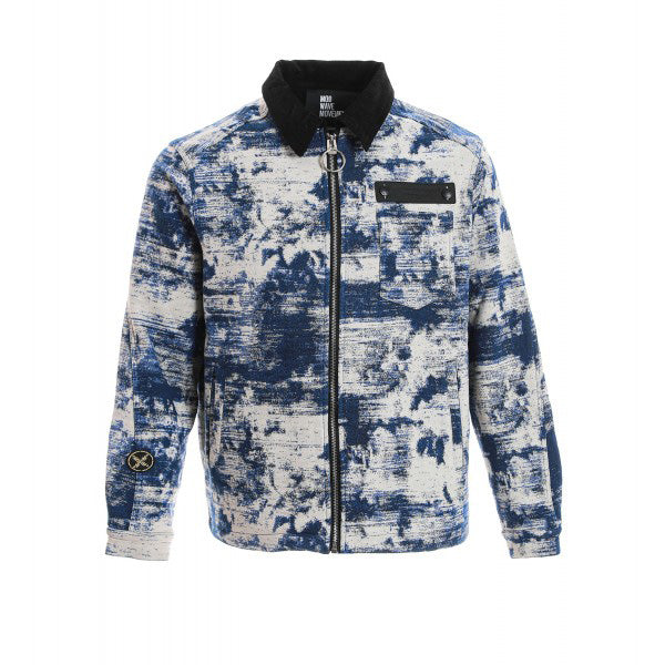 MW093070037 - Giacche - MWM - Unisex - Nero/Blu - Versatile - Minimalista - Design Geometrico - Funzionale/Adattabile - Look Moderno/Dinamico