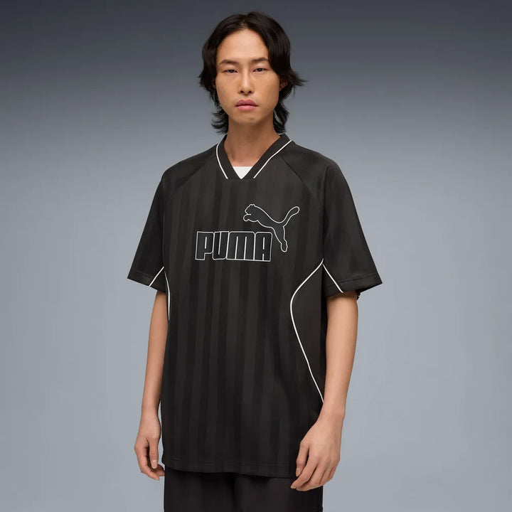 MAGLIA DA CALCIO UOMO PUMA SPORT STRIPE RETRO JERSEY