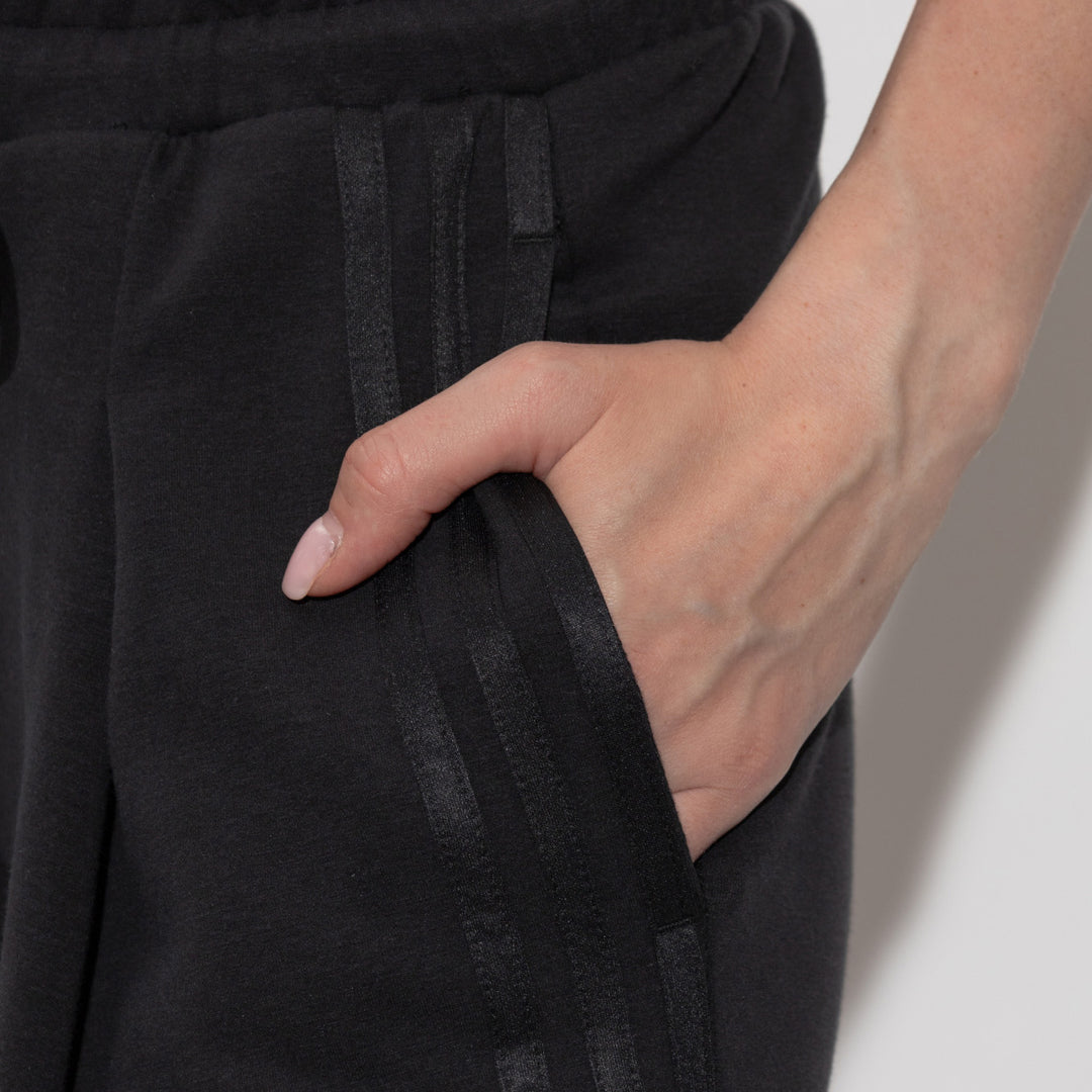 PANTALONI DELLA TUTA DONNA ADIDAS ORIGINALS A GAMBA LARGA NERI