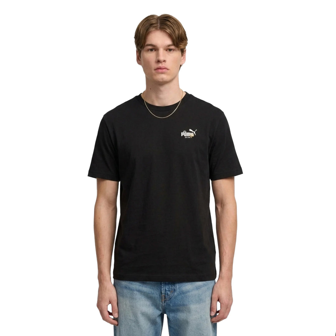 T-SHIRT UOMO PUMA SMALL LOGO GOLD
