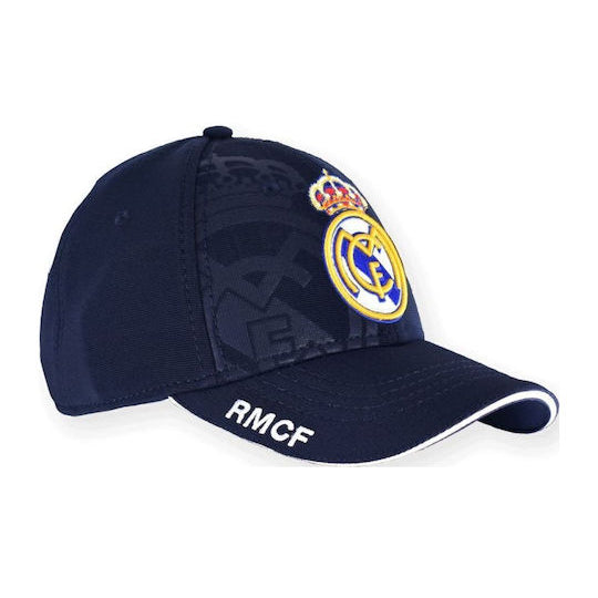 CAPPELLINO BASEBALL REAL MADRID CF RMCF LOGO BLU RM3GO12 UOMO