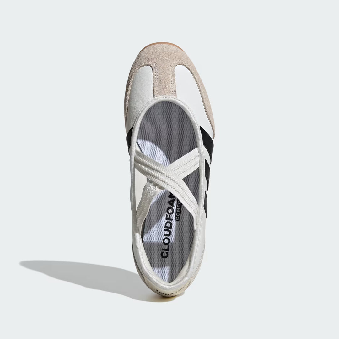 SCARPE DONNA ADIDAS BERMUDA MARY JANE WHITE BLACK