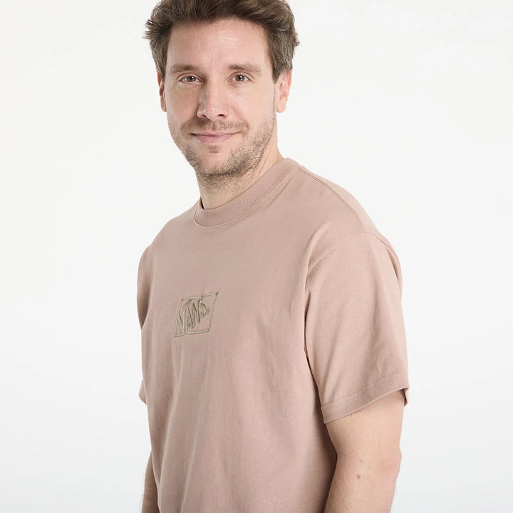 T-SHIRT VANS BLOCKED BOX LOOSE SS WARM TAUPE UOMO VN000RAPE2V1