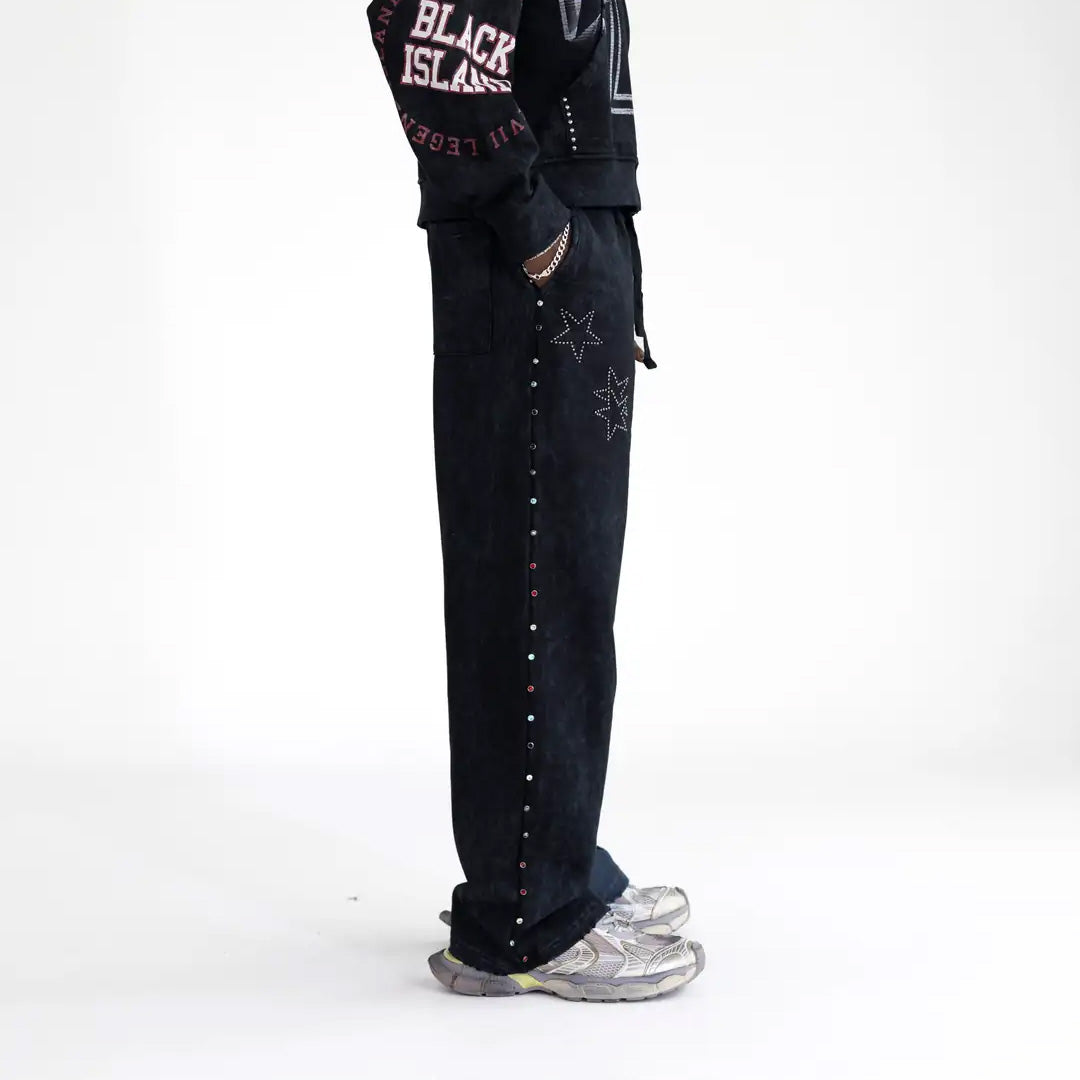 2114 - PANTALONE - Black Island