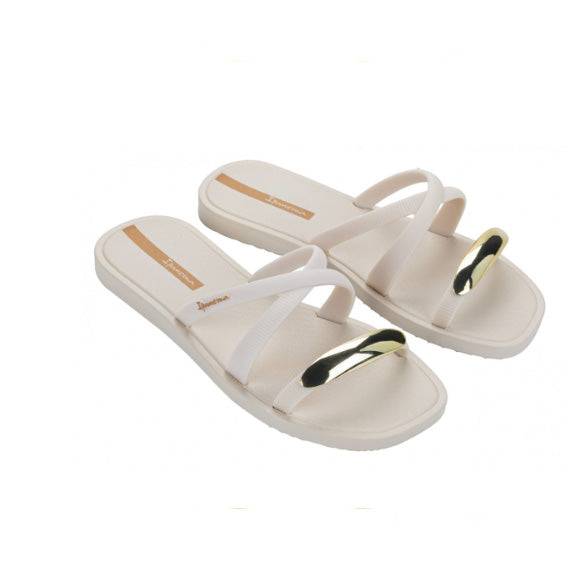CIABATTE SLIDE DONNA IPANEMA METAL CHIC