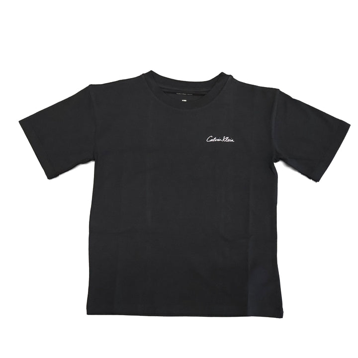 T-SHIRT CALVIN KLEIN JEANS UNISEX CON LOGO RICAMATO NERA