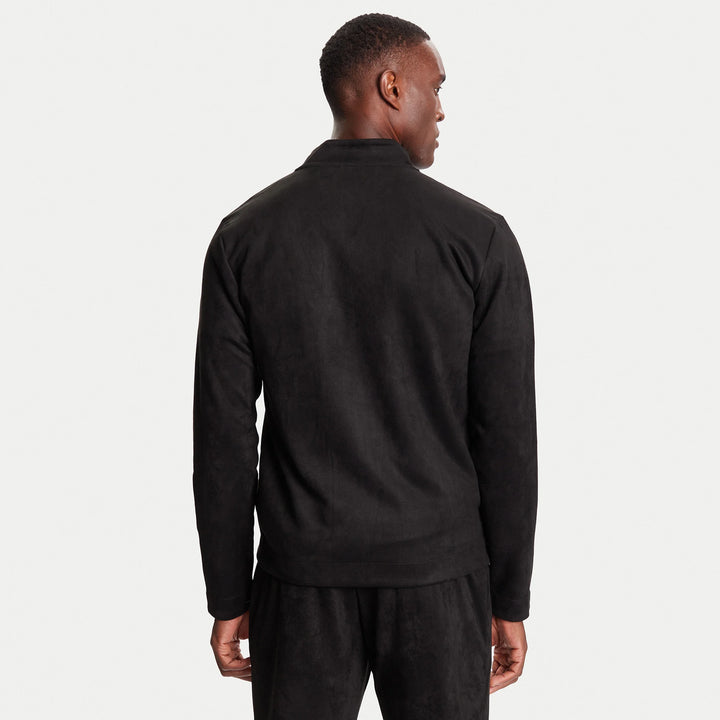 7M000674 AF16718 FELPA UOMO EA7 EMPORIO ARMANI GOLD LABEL BLACK GOLD E PANNA SUEDE