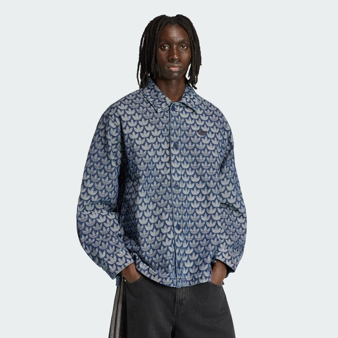 CAMICIA IN DENIM ADIDAS ORIGINALS MONOGRAM – JEANS LOOK