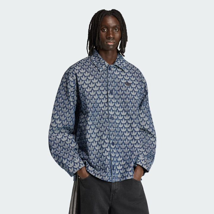 CAMICIA IN DENIM ADIDAS ORIGINALS MONOGRAM – JEANS LOOK