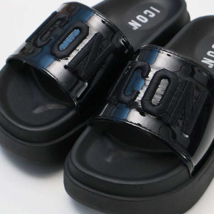 CIABATTE ICON PLATFORM LOGO RELIEF DONNA