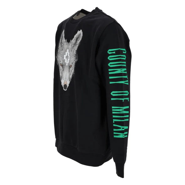 F5CAMASW046 - Felpe - Girocollo - MARCELO BURLON - County Of Milan - WOLF PRINT - Adulto - Uomo - Streetwear