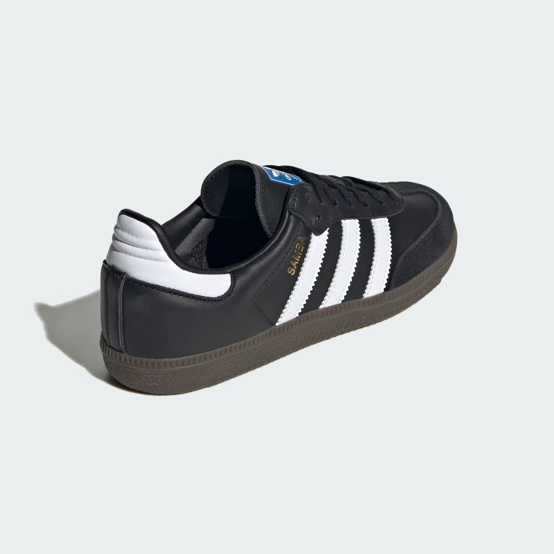 SNEAKERS ADIDAS SAMBA OG DONNA PELLE NERO BIANCO IE3676
